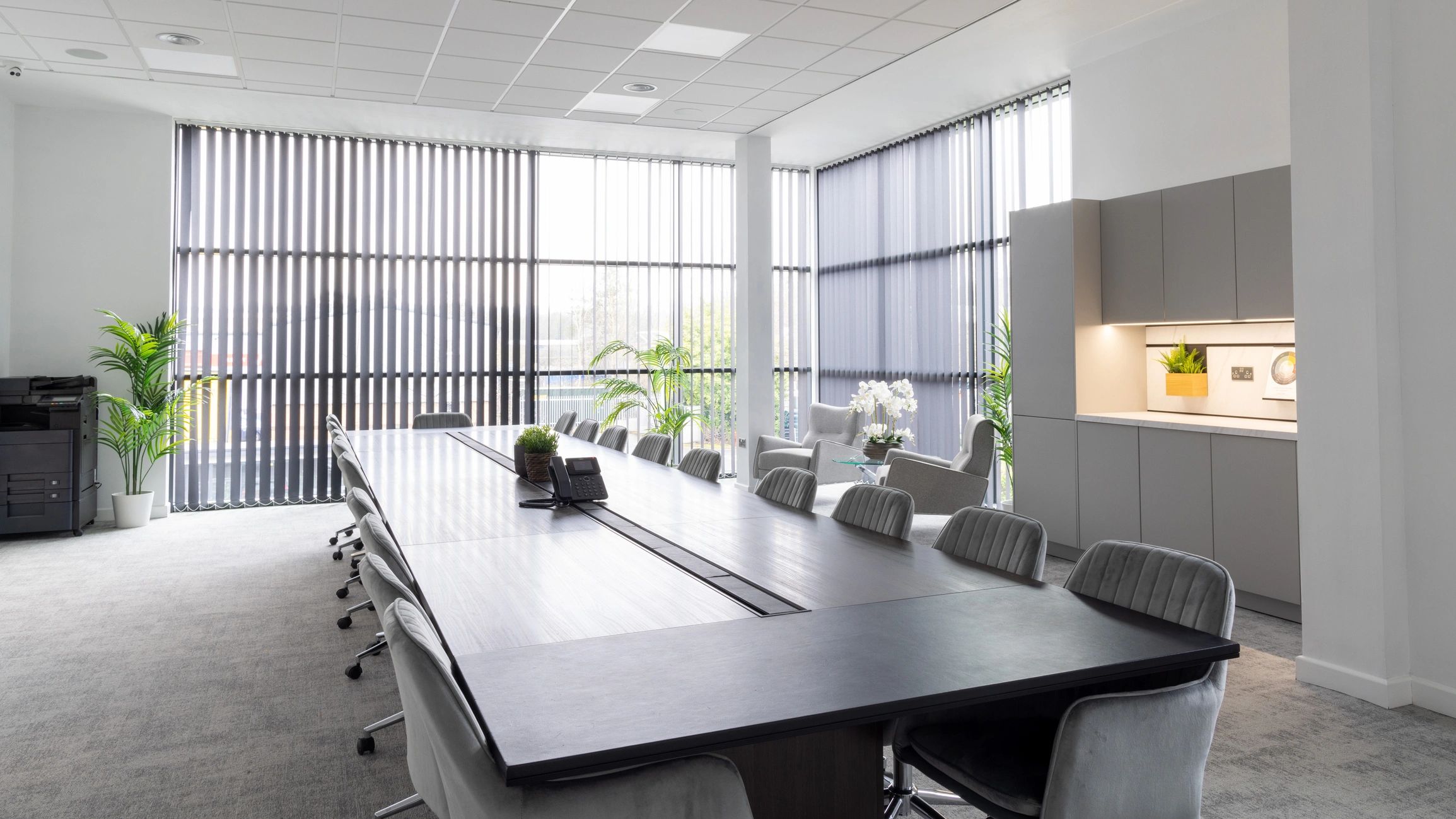 Premium boardroom interior for private client tax advisory